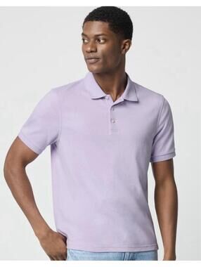 J.CREW NWOT Men’s Soft-Touch Polo Shirt In Soft Lilac-Size Large